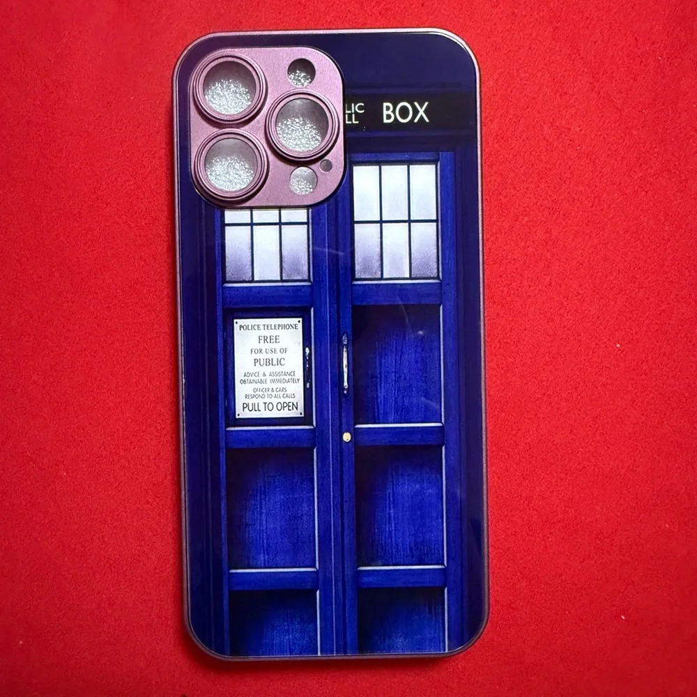 Brand New! Never Used! iPhone 15 Pro Max Tardis Case